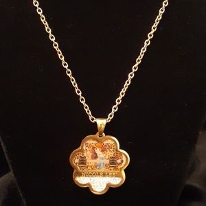 NICOLE LEE Gold Stainless Steel pendant & …